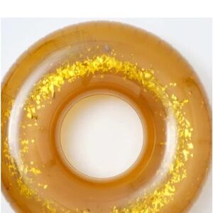 EXTRA LARGE SUNNY LIFE GOLD DISCO POOL RING